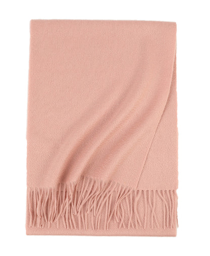 Water Ripple Pure Color Cashmere Warm Scarf