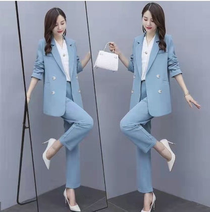 Women's Korean-style Loose Temperament Plus Size Suit