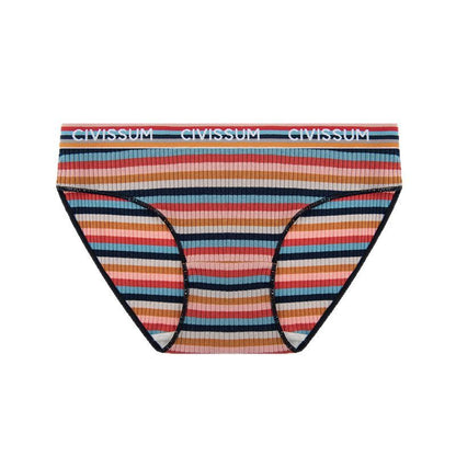 Two-piece Set Large Size Low Waist Cozy Series Classic Color Briefs