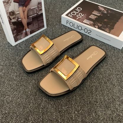 Women's Summer Flat Slippers All-match Casual