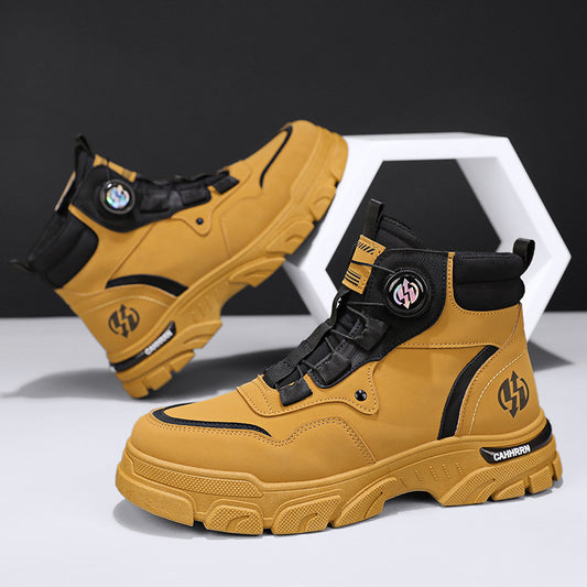 Men’s Outdoor Sports PU Leather Worker Boots