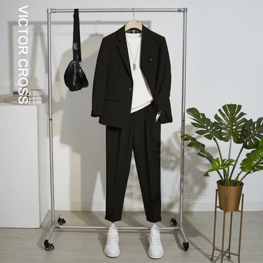 Men’s High-Sense Lightweight Blazer – Spring & Autumn Casual Suit Jacket