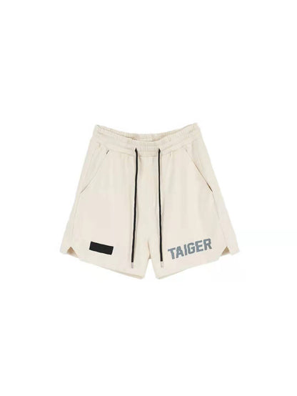 Loose Men's Side Zipper Shorts Fitness Exercise Running Pants