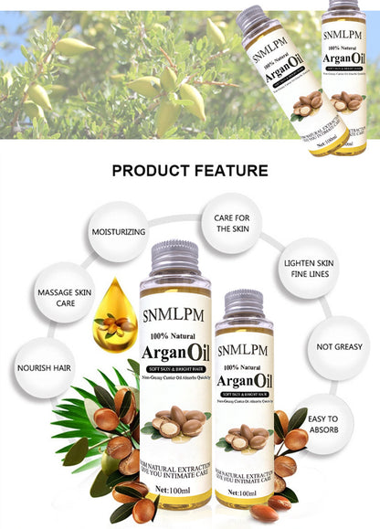 Natural Argan Hair Oil 100m Deep Moisturizing High Quality Factory Wholesale
