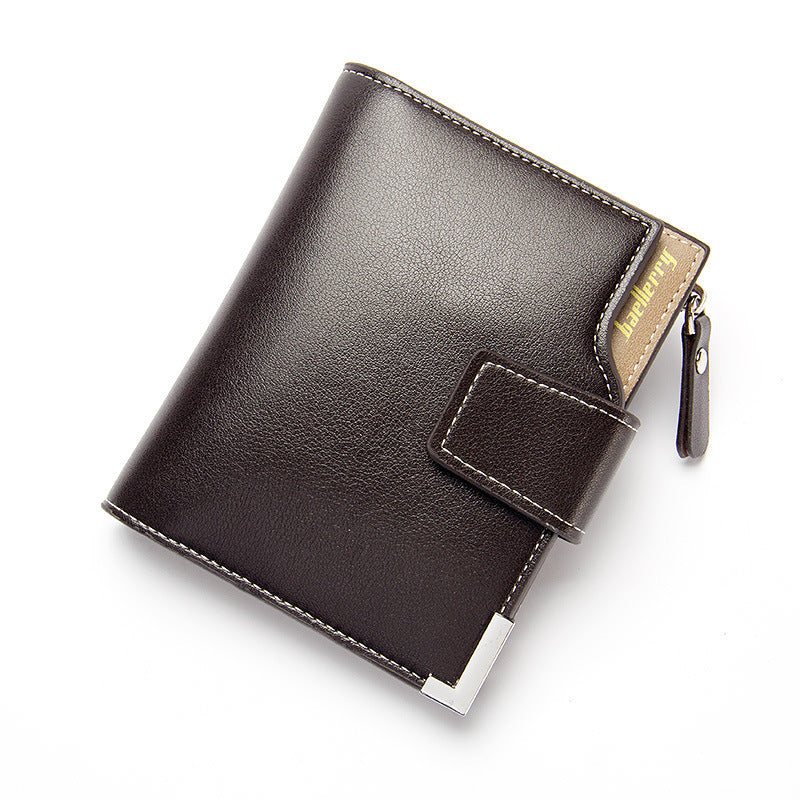 Vertical Buckle Multifunctional Zipper Wallet