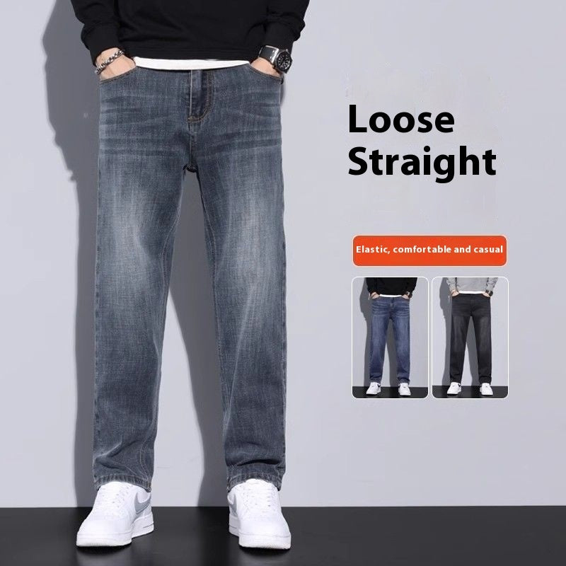 Loose Straight Fit Casual Jeans – All-Day Comfort, Street-Ready Style