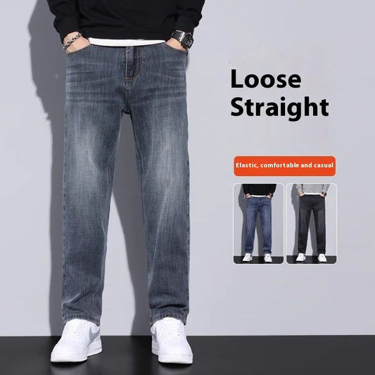 Loose Straight Fit Casual Jeans – All-Day Comfort, Street-Ready Style