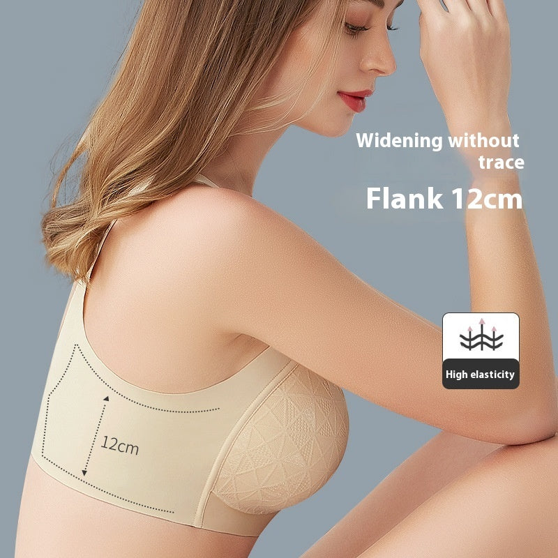 No Steel Ring Pure Cotton Large Size Nursing Bra