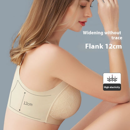 No Steel Ring Pure Cotton Large Size Nursing Bra